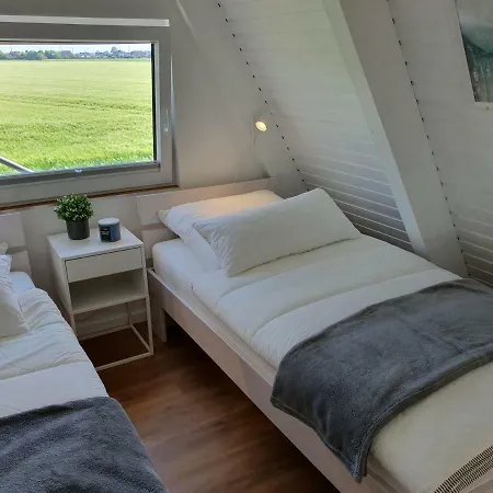 Nyaraló Murmel 3 - E-Ladestation, Wallbox, Wlan, Kamin, Panoramablick, 2 Fahrraeder Carolinensiel
